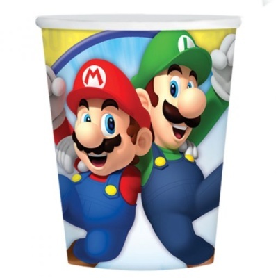 8 Copos Super Mario Bros (250ml)