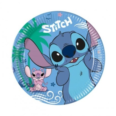 8 Pratos Stitch (20cm)