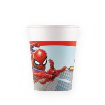 8 Copos Homem-Aranha (200ml)