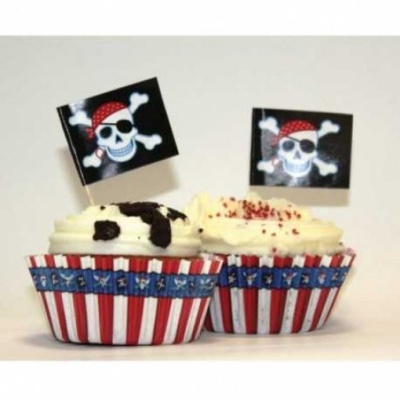 48 Formas de Cupcake & Palitos Piratas