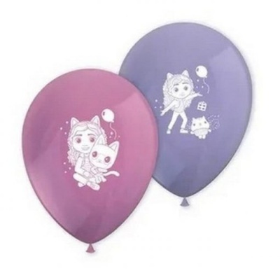 8 Balões Gabby's Dollhouse