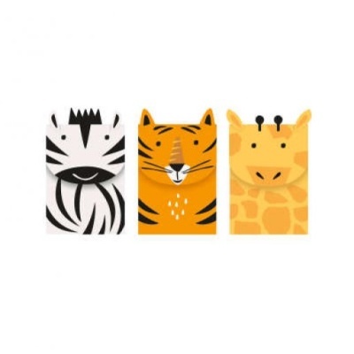 Kit 3 Sacos de oferta Animal Safari