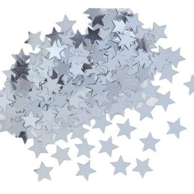 Confettis estrelas Prateado (142g)