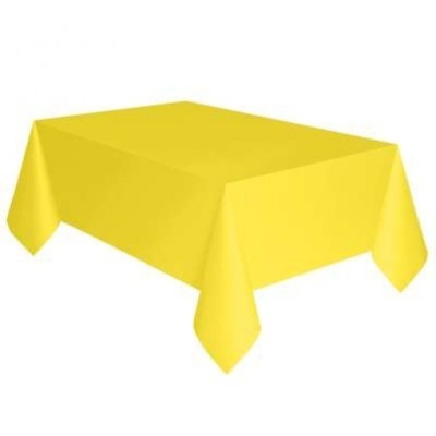 Toalha de mesa Amarelo Neon (1,37 x 2,74m)