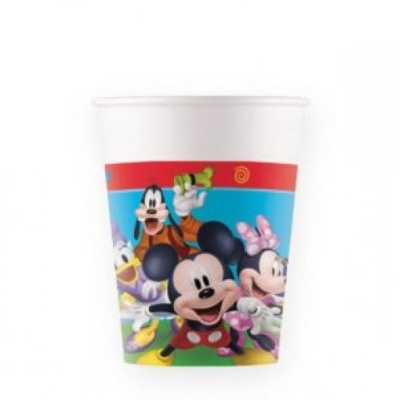 8 Copos Mickey Rock the House (200ml)