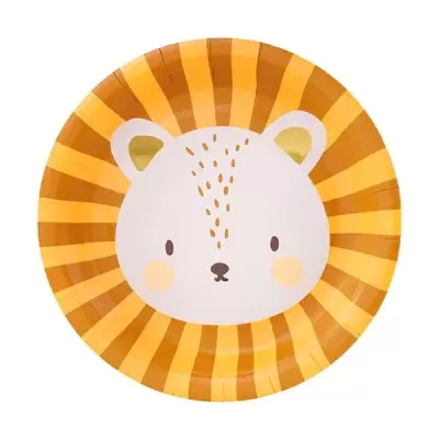 6 Pratos Leão (18cm)