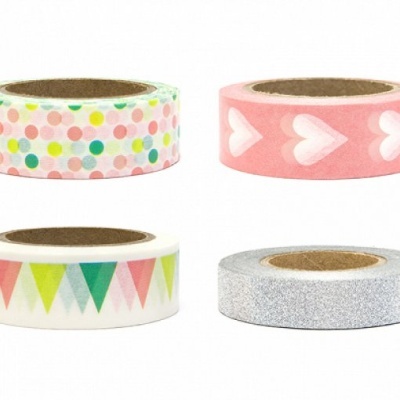 4 Fitas (tape) decoradas mix