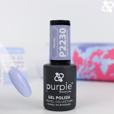 PURPLE VERNIZ GEL TRAVEL TO MYCONOS P2230