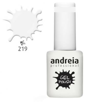 Andreia Verniz Gel 219 (branco leitoso)