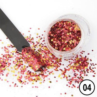 Efeito After Party - pó para unhas de joias 1g No. 04