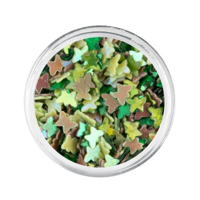 Decoração de unhas coloridas Mini Holo Butterflies