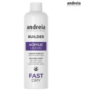 Líquido Acrílico Secagem Rápida 250ml Andreia Builder