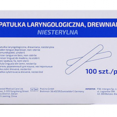 Espátula de madeira 150mm 100 pcs