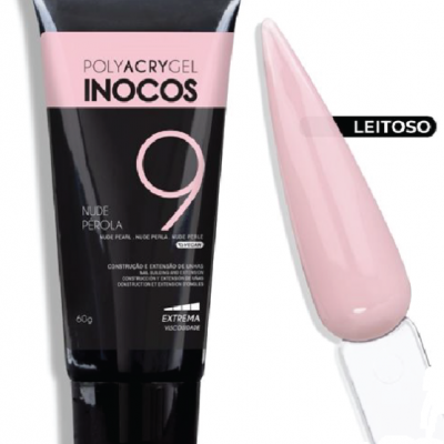 Polyacrygel Inocos em Bisnaga 9 - Nude Pérola 60g