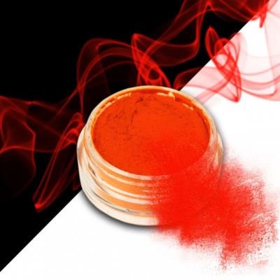 Smoke Nails efeito de fumaça neon laranja escuro No.06
