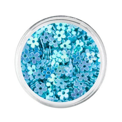 Decoração de unhas com flores coloridas 15