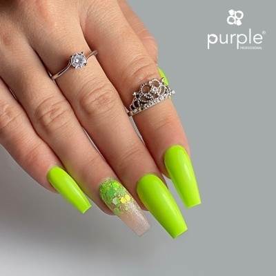 PURPLE VERNIZ GEL Crazy for Shoes (Verde néon) 10 ML P2143
