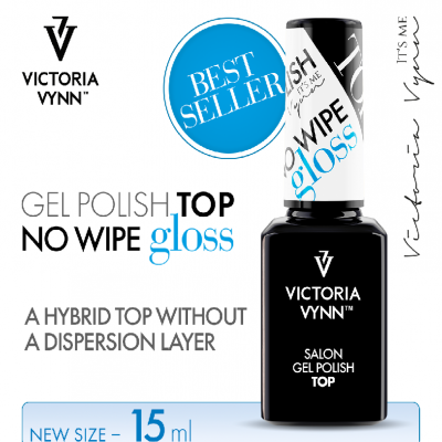TOP COAT GLOSS NO WIPE VICTORIA VYNN 15 ml