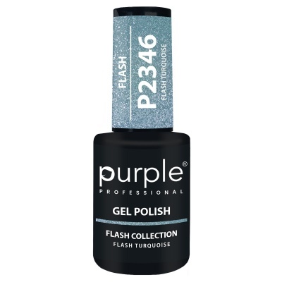 PURPLE Verniz Gel Flash Turquoise 10ml P2346