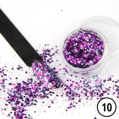 Efeito After Party - pó para unhas de joias 1g No. 10