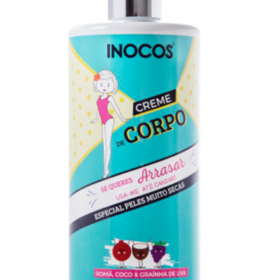 Creme de Corpo Inocos Peles Muito Secas - Romã, Côco e Graínha de Uva 500ml