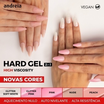 HARD GEL 2 IN 1 - NUDE 44GR