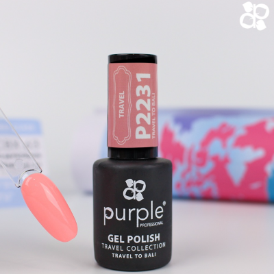 PURPLE VERNIZ GEL TRAVEL TO BALI P2231