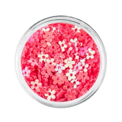 Decoração de unhas com flores coloridas 01