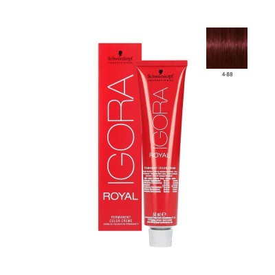 IGORA ROYAL 4-88 CASTANHO MÉDIO VERMELHO INTENSO 60G