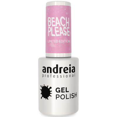 Verniz Gel Andreia BP6 - Roxo-rosado claro com glitter subtil