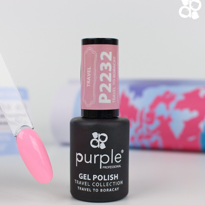 PURPLE VERNIZ GEL TRAVEL TO BOCARAY P2232