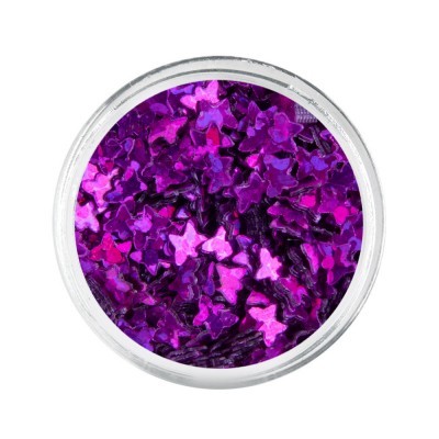 Decoração de unhas coloridas Mini Holo Butterflies