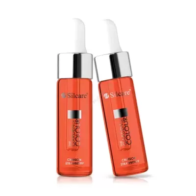 Óleo de cutícula Garden of Color com uma pipeta de 15 ml de morango carmesim Óleo de cutícula Garden of Color com uma pipeta de 15 ml de morango carmesim