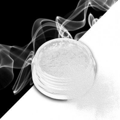 Smoke Nails efeito de fumaça em pó branco neon No 01