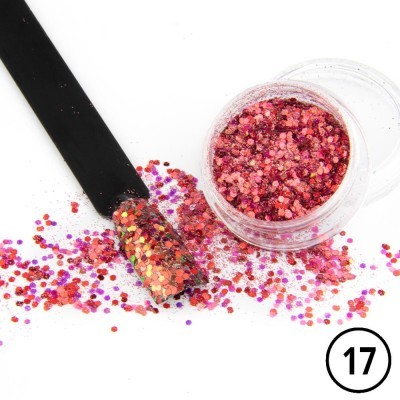 Efeito After Party - pó para unhas de joias 1g No. 17 Efeito After Party - pó para unhas de joias 1g No. 17