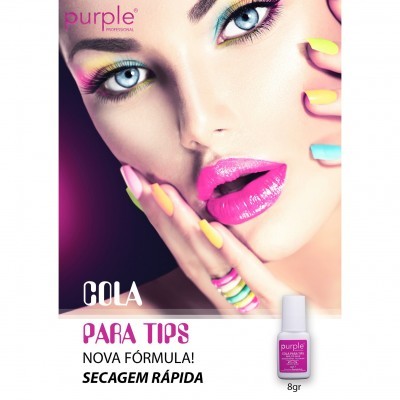 Cola Purple para Tips com Pincel 8g