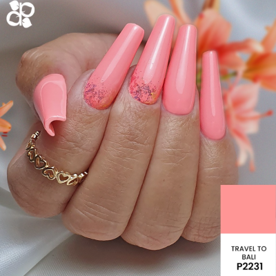 PURPLE VERNIZ GEL TRAVEL TO BALI P2231