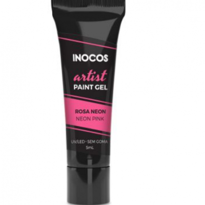 Paint Gel Artist Rosa Neon 5ml - Inocos