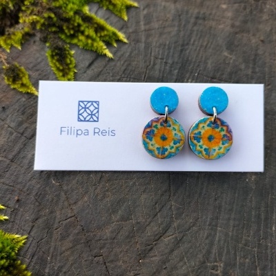 Brincos duplos pequenos