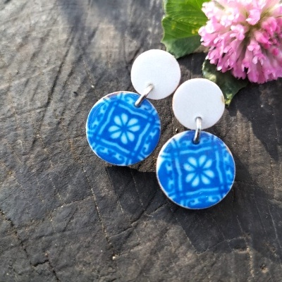 Brincos duplos pequenos