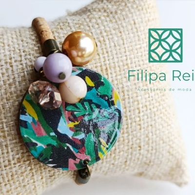 Pulseira verde cortiça