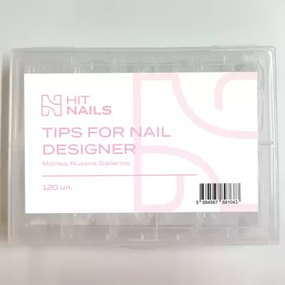 Tips Moldes Russos Ballerina - 120un..