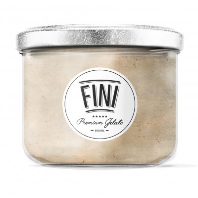 Frasco de gelado FINI Premium Gelato com tampa metálica