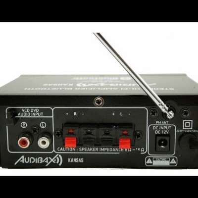 ADX Zero 1000 Amplificador HiFi Bluetooth Karaoke 80 + 80W com entrada de 2 Micros USB y SD