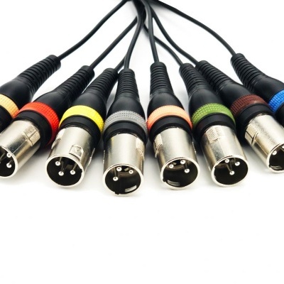 Cabo 8XLR Macho/8XLR Fêmea 10 Metros ADX