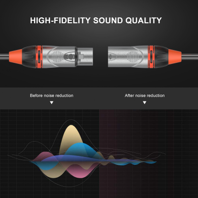 Cabo ADX Pro XLR Macho/XLR Femea 15 Metros Preto