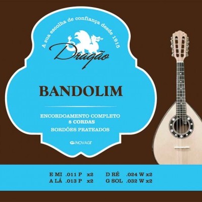Dragão Jogo de Cordas Bandolim 8 cordas