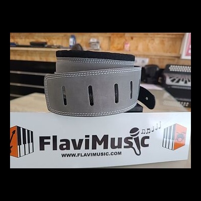 STRAP ST2 EM PELE CINZA