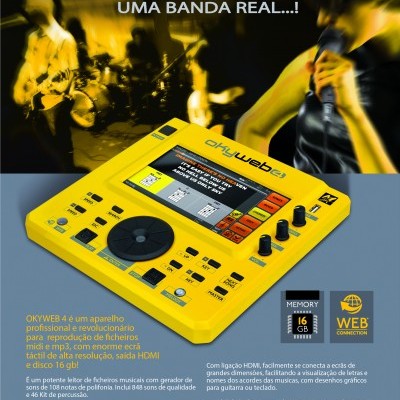M LIVE OKYWEB 4 - REPRODUTOR/EDITOR MIDI E MP3