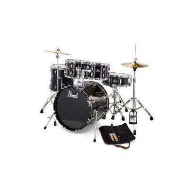 Pearl Roadshow Fusion Jet Black RS525CC-C31 5PIECE DRUM SET